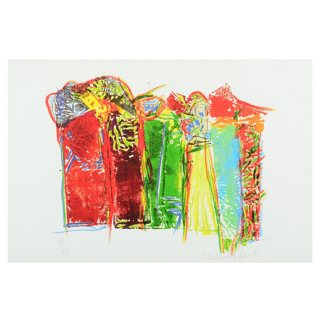 John Chamberlain "Line up #36" screenprint (1 of 4)