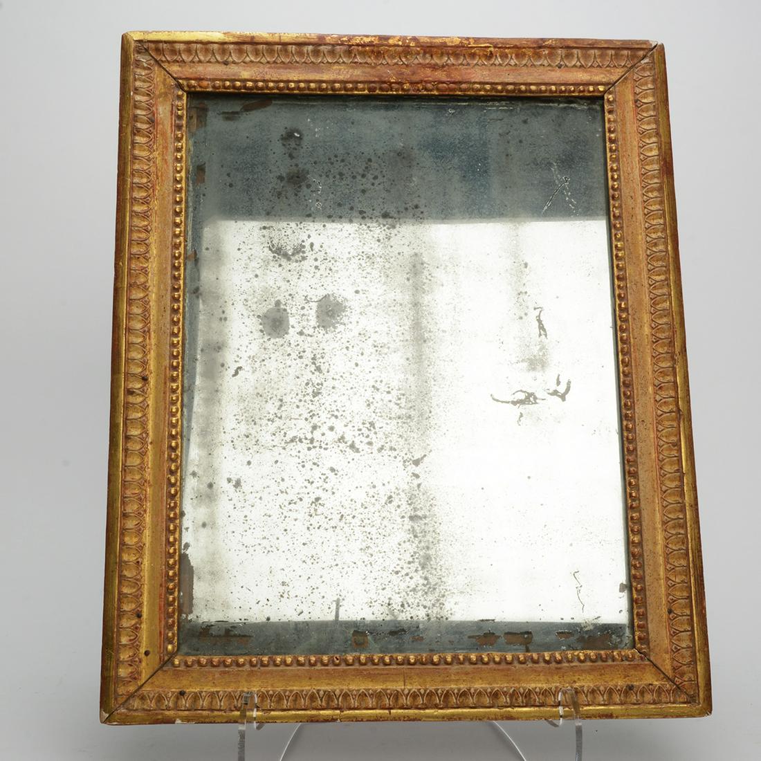 19th Century Neoclassical Gilt Wood Framed Wall Mirror. (1 of 2)