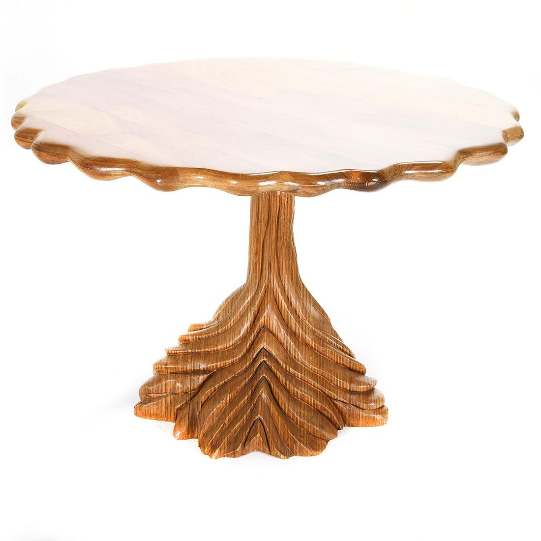Tom D'Onofrio Anthropomorphic Mixed Wood Table. (1 of 5)