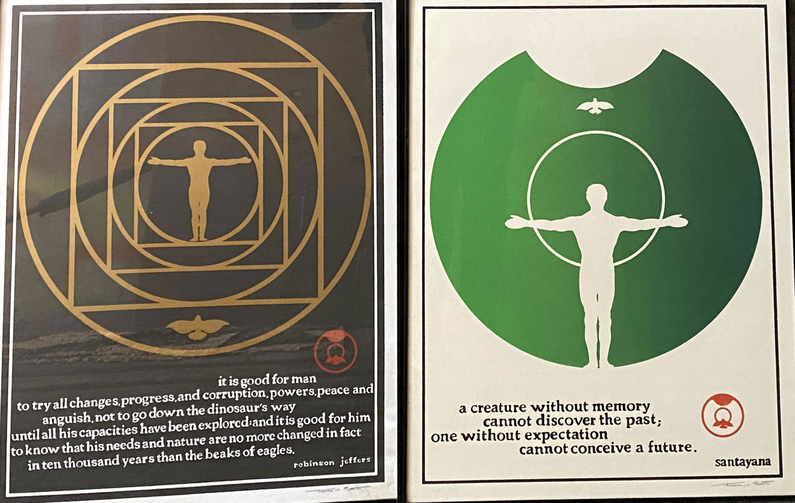 Thomas W. Benton 4 "Poetry Series" screenprint (1 of 3)