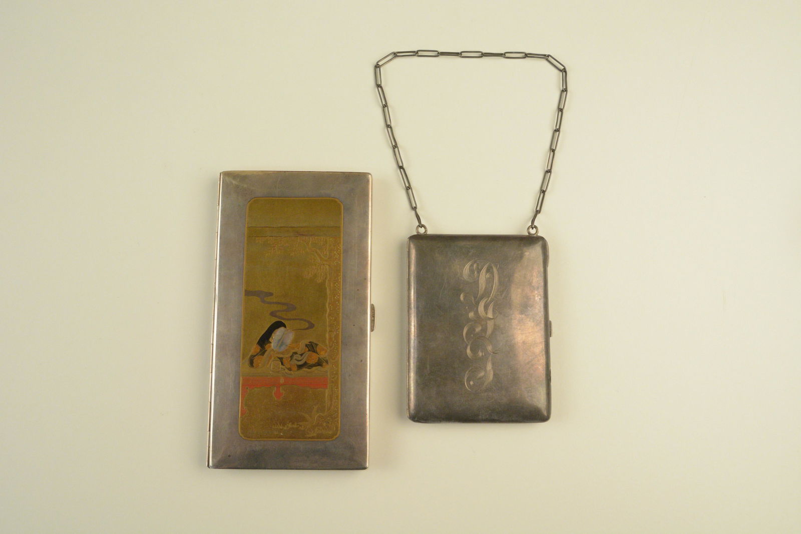 Collection of Two Enamel, Sterling Silver Ladies (1 of 4)