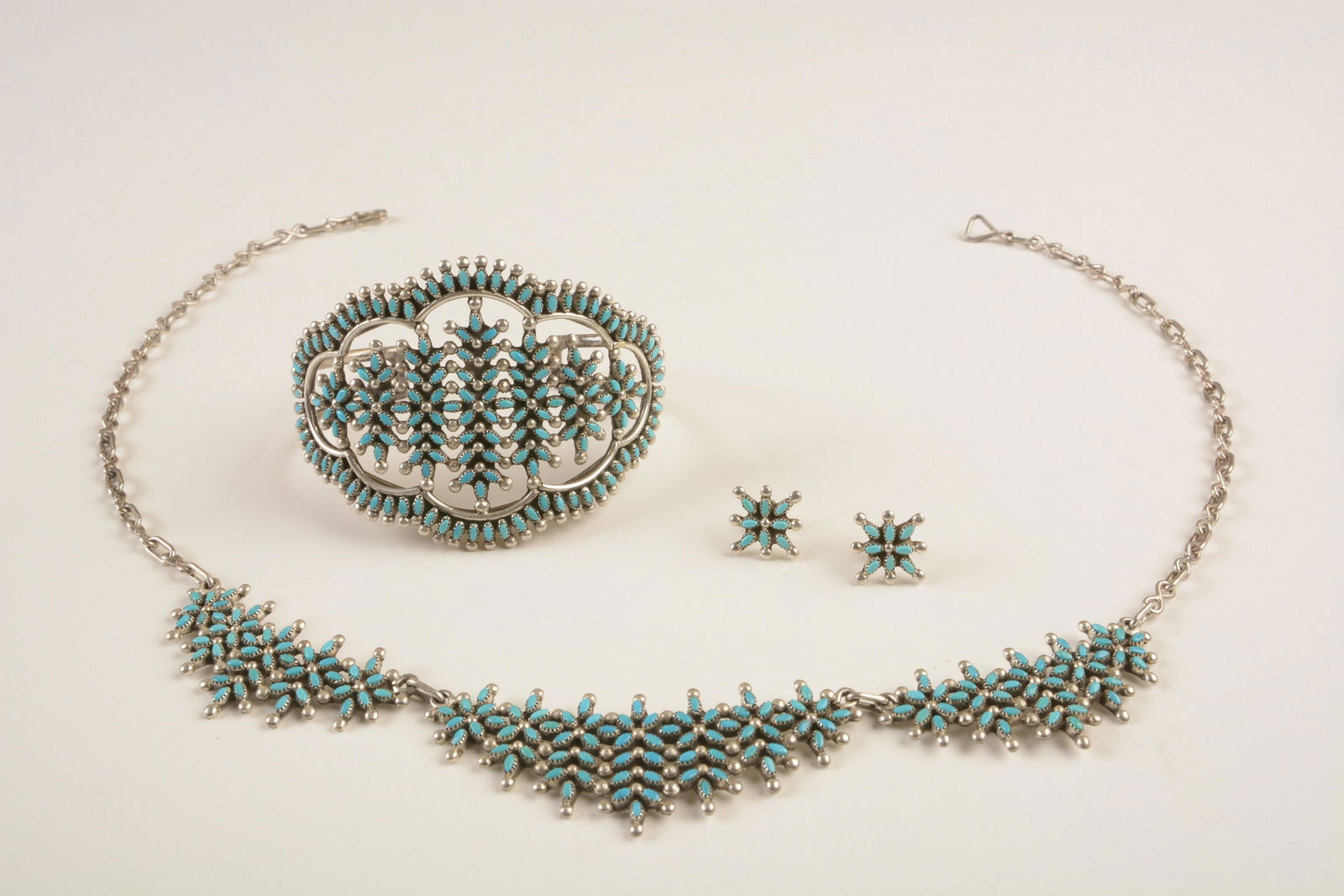 Native American Zuni Turquoise, Sterling Silver Jewelry (1 of 3)