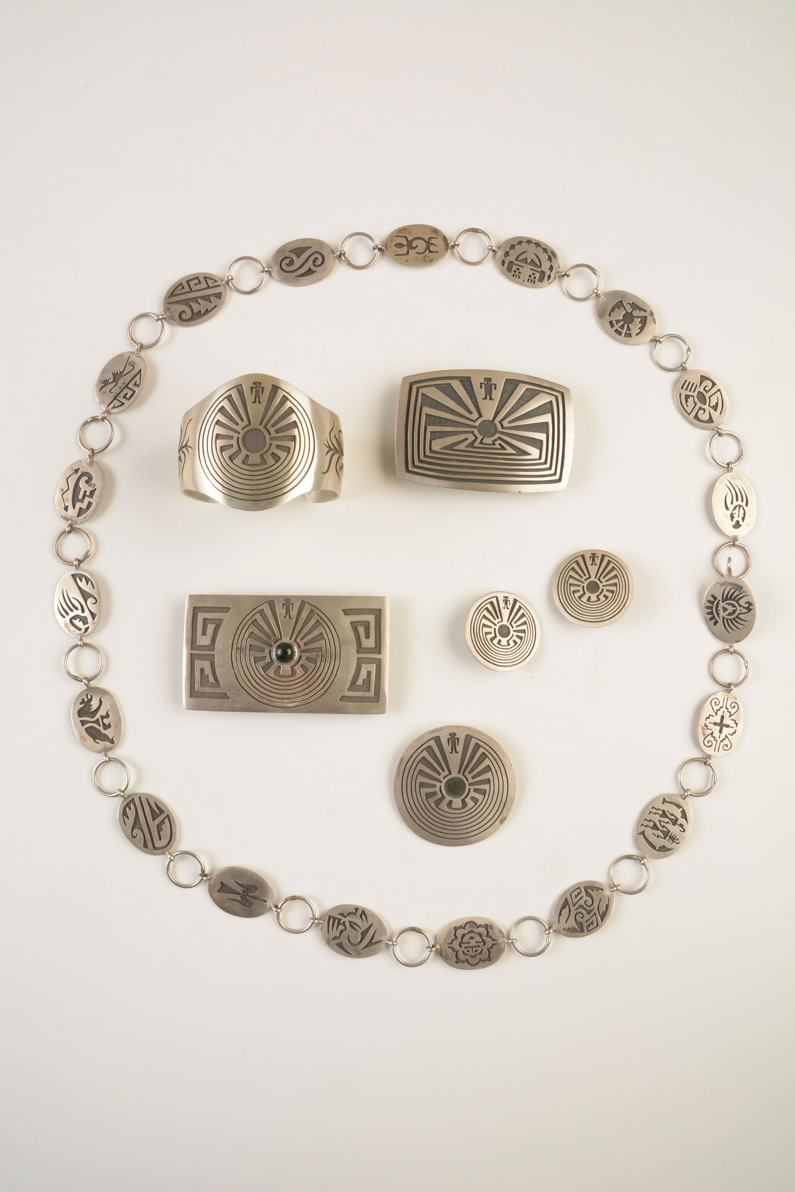 Collection of Native American Hopi Sterling Silver (1 of 4)