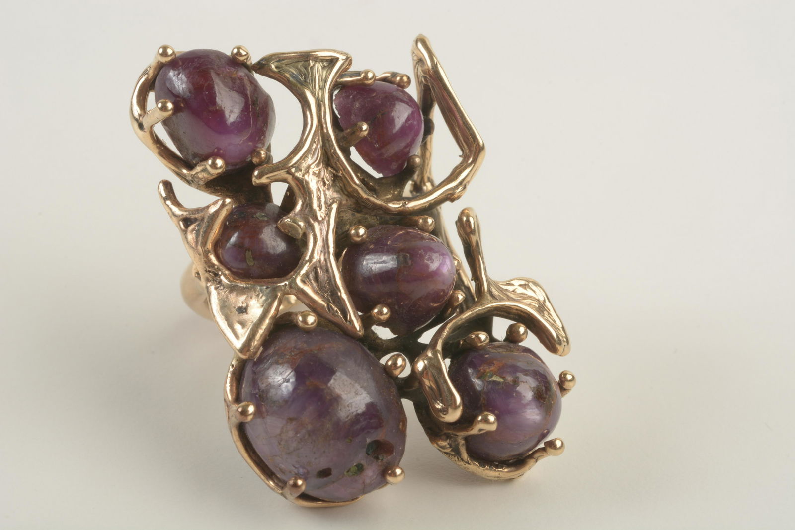 Star Ruby, 14k Yellow Gold Ring. (1 of 3)