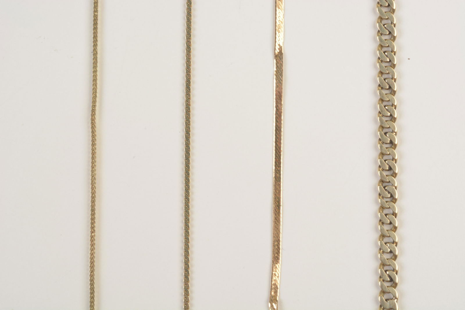 Collection of Four 14k Yellow Gold Bracelets. (1 of 4)