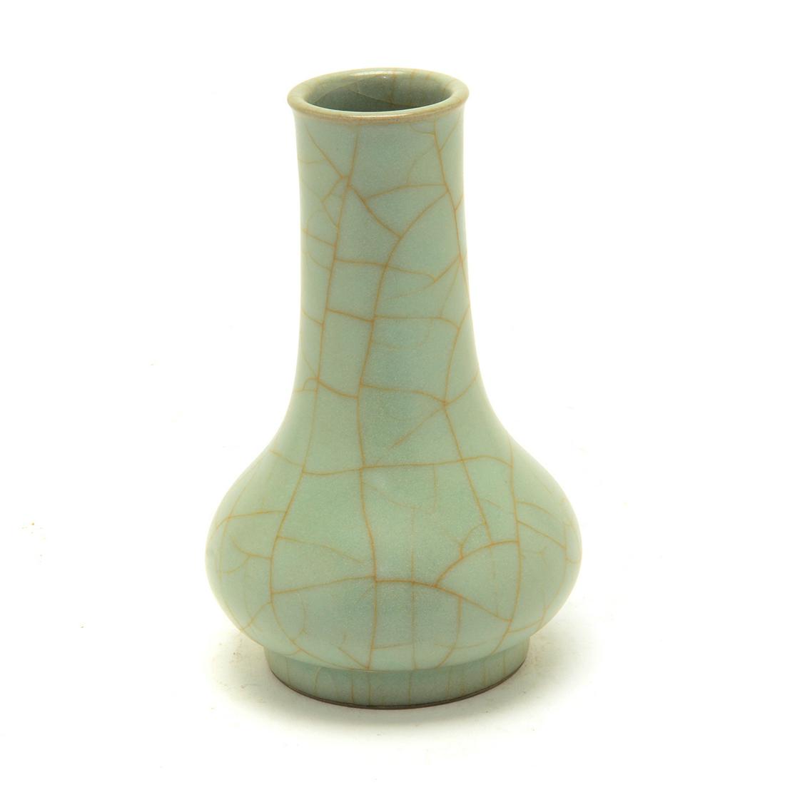 Longquan Guan-Type Bottle Vase. (1 of 3)