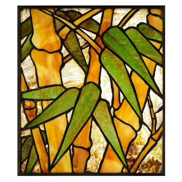 Bamboo Stained Glass Window In The Style of Tiffany (1 of 10)