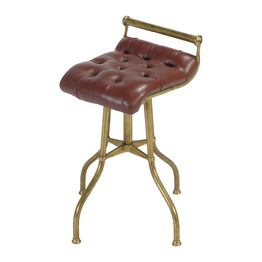 C.H. Hare's Patent Victorian Brass and Leather Piano (1 of 4)