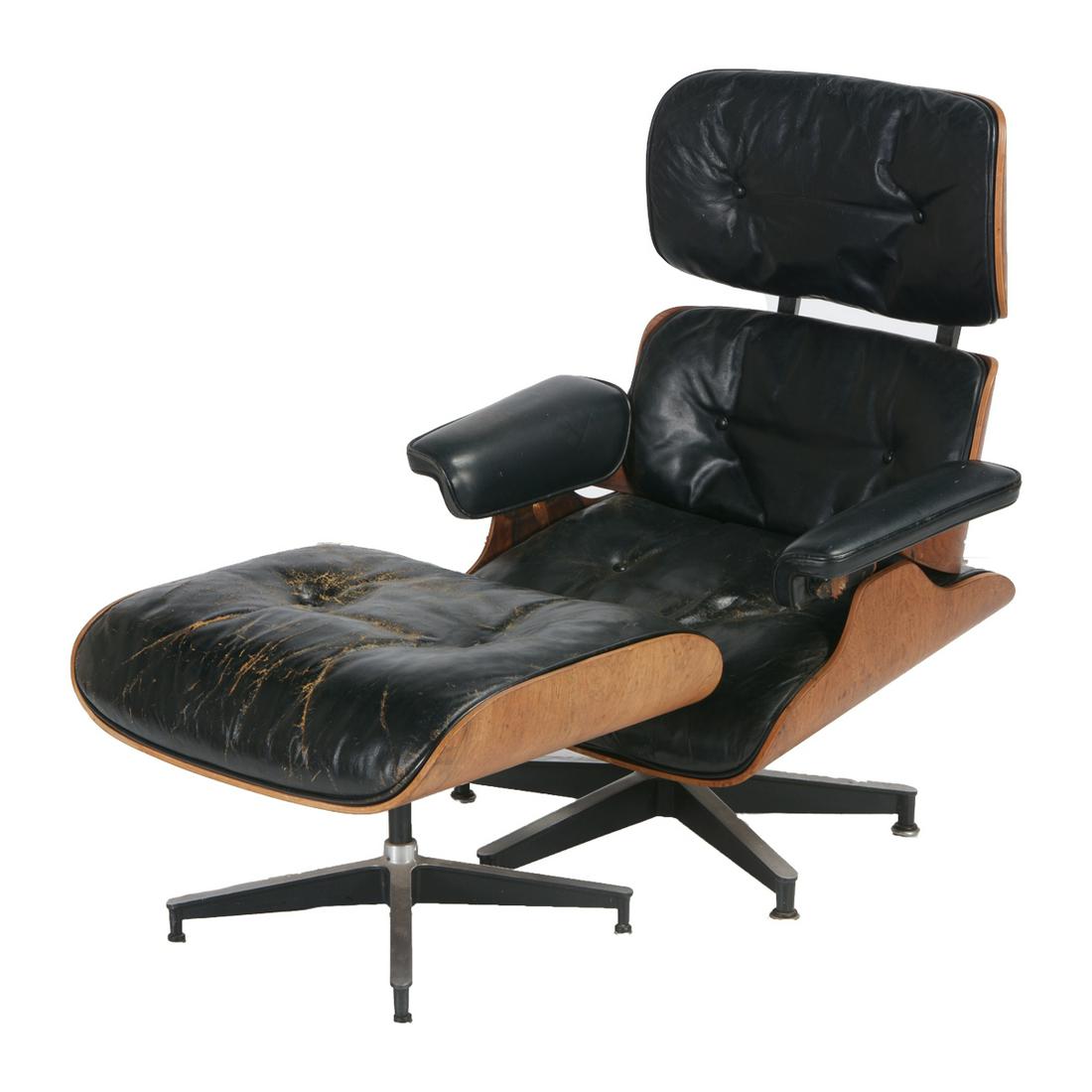 Eames for Herman Miller 670 Rosewood Lounge Chair and (1 of 4)