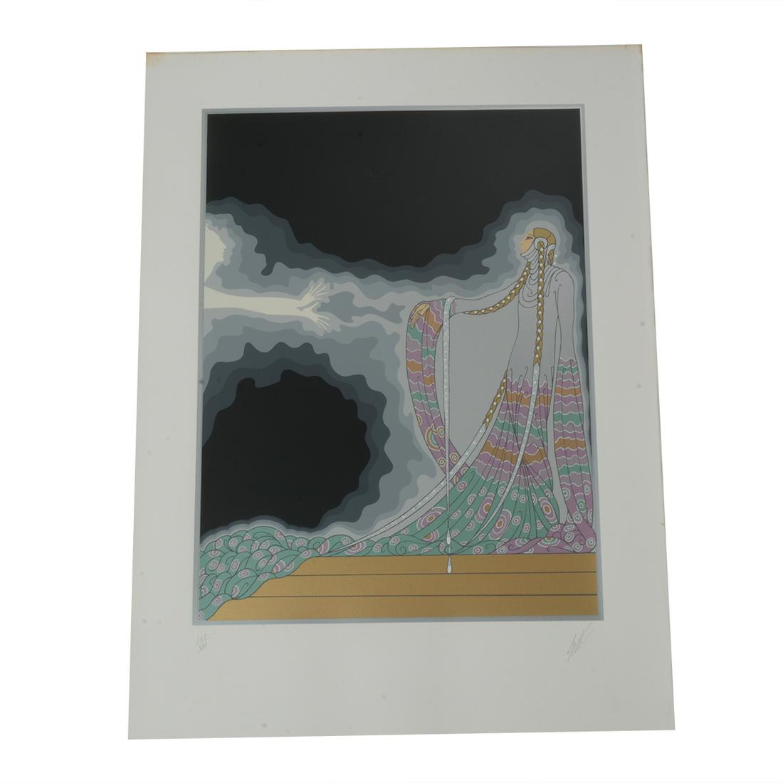 Erte "OndÃˆe" and "Melisande" serigraph (1 of 4)