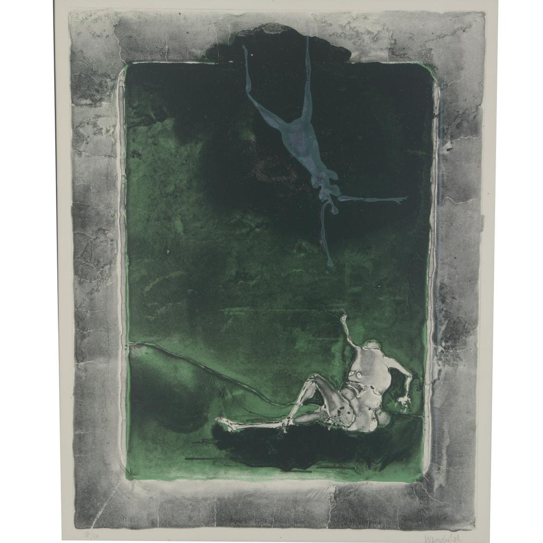 Paul Wunderlich 'Untitled' lithograph (1 of 5)