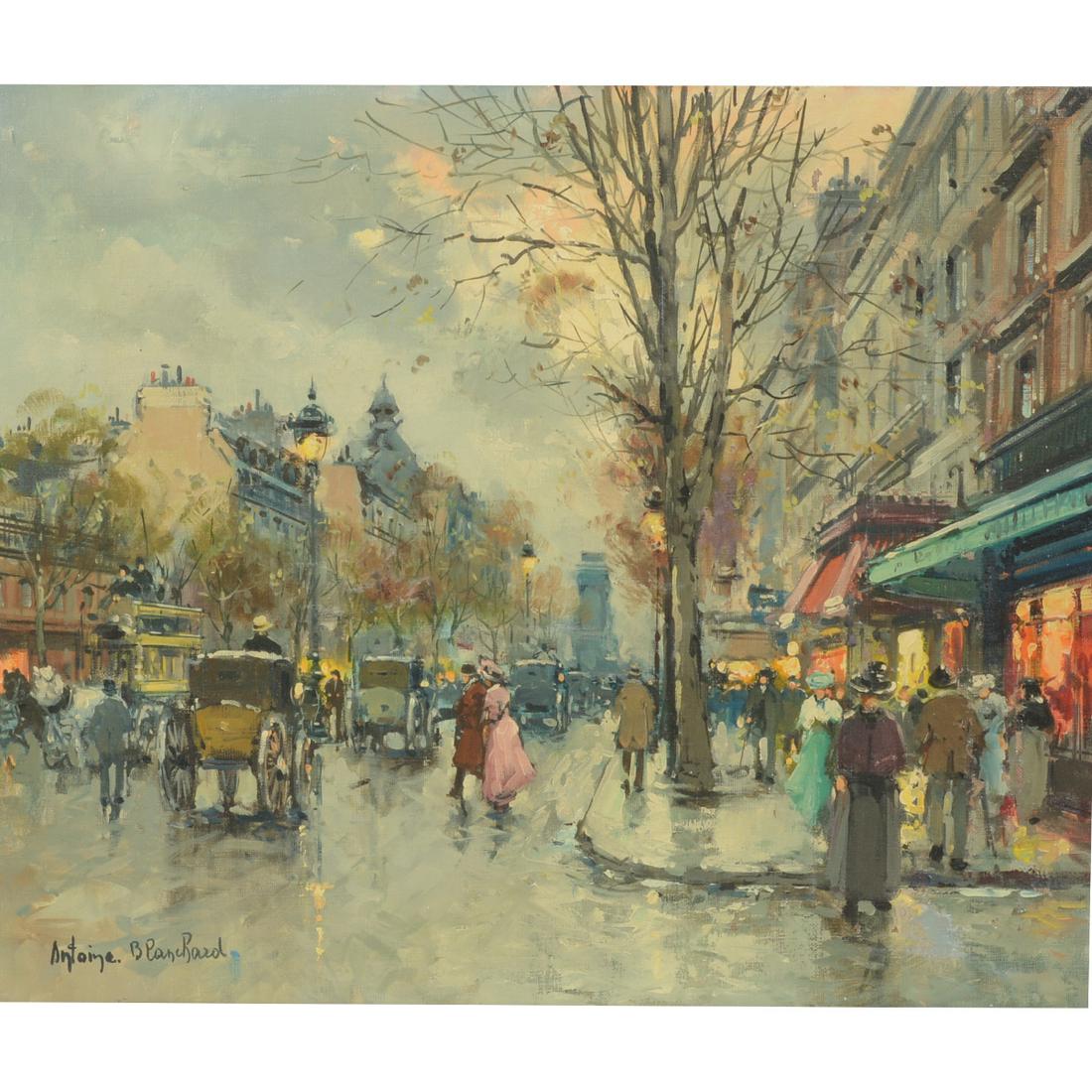 Attrib. to Antoine Blanchard, "Grand Boulevard Paris" (1 of 5)