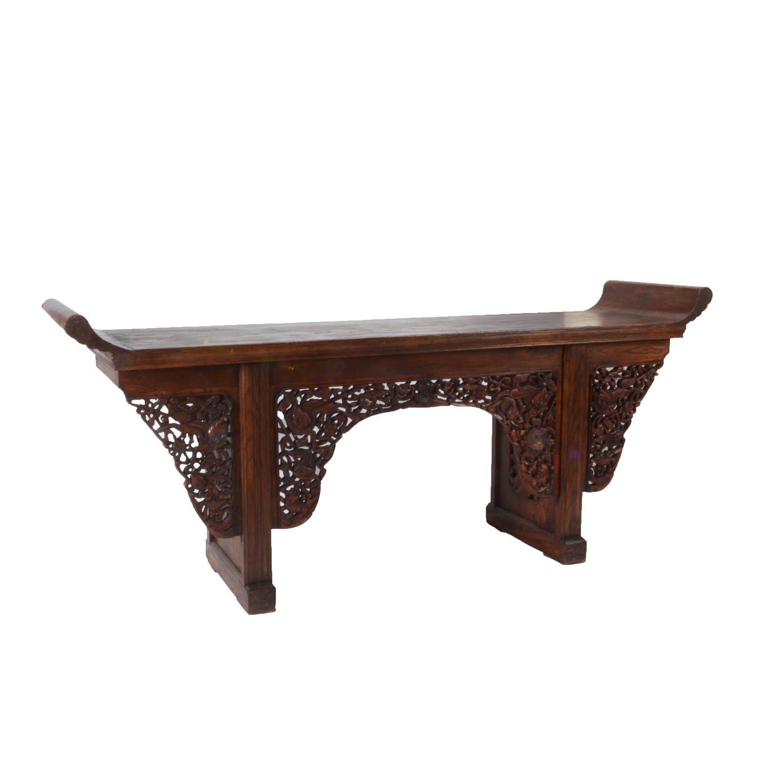 Large Elmwood Carved Foo Dog Altar Table (1 of 5)