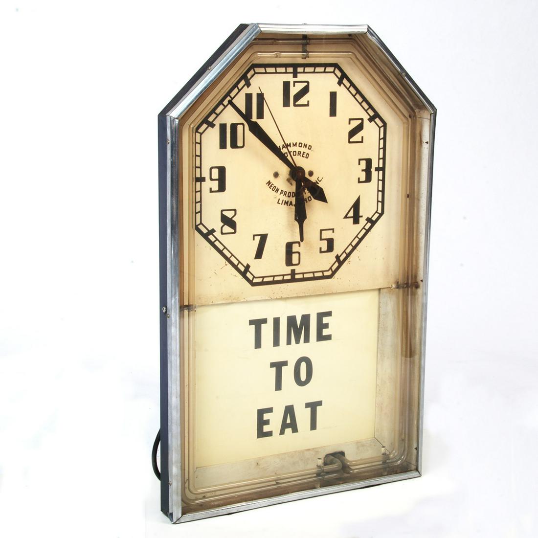 Hammond and Neon Products Inc. "Time To Eat" Wall (1 of 3)