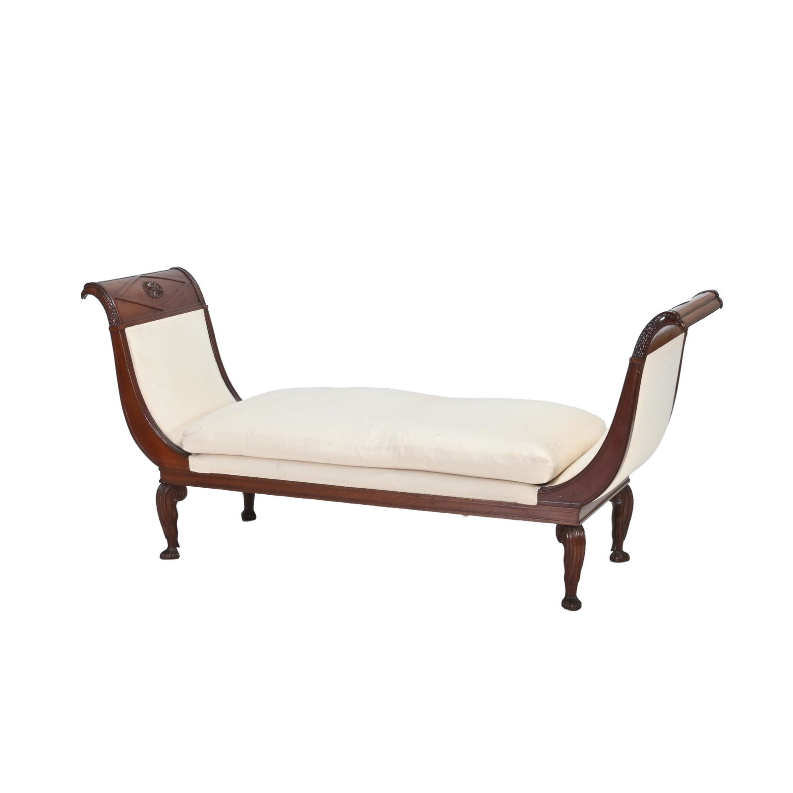 French Directoire Style Mahogany Lit a Repose. (1 of 3)