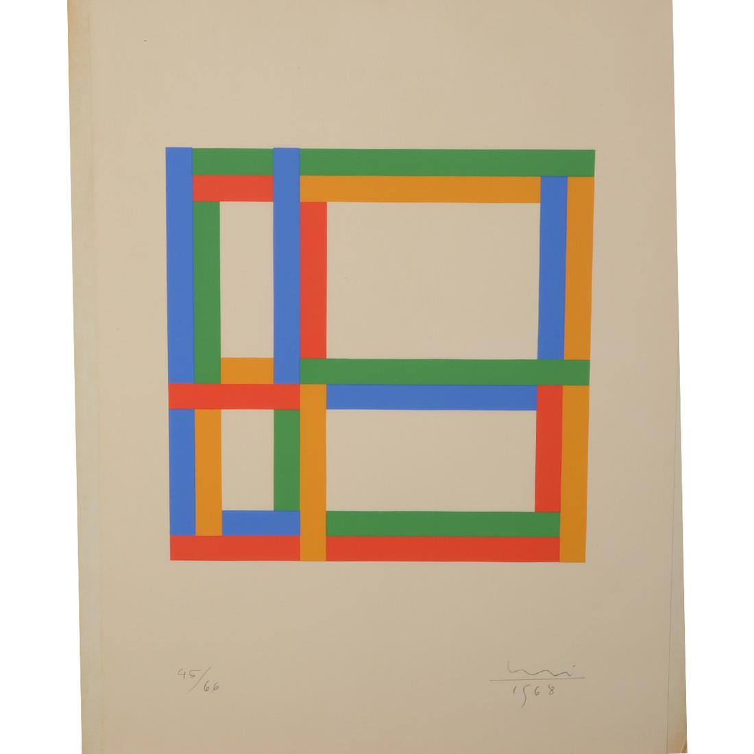 Max Bill 3 "Abstract" silkscreen (1 of 5)