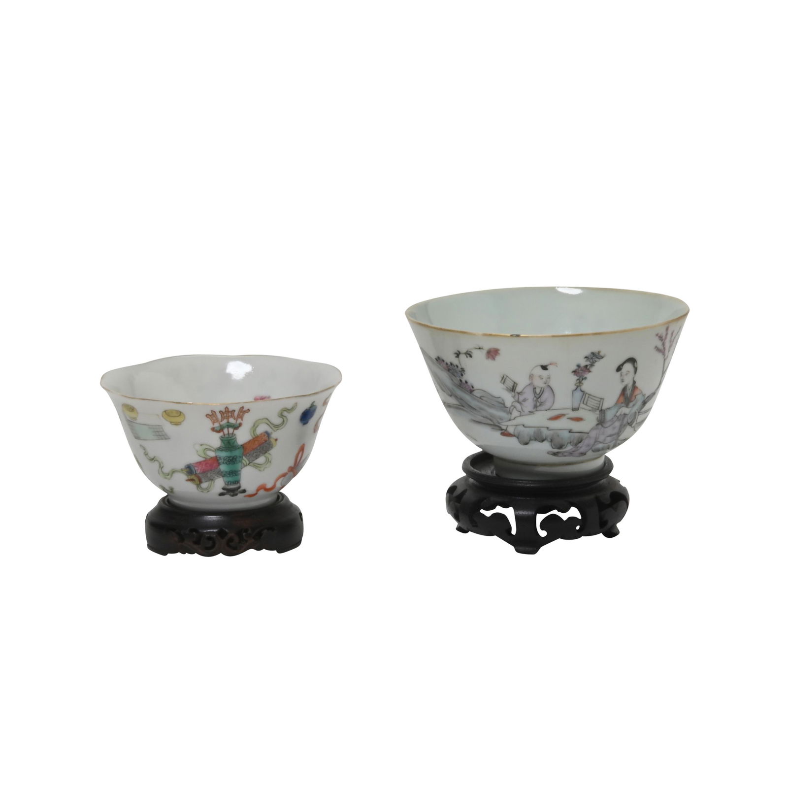 Two Chinese Famille Rose Porcelain Bowls. (1 of 3)
