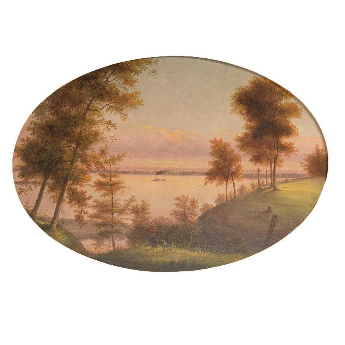 Attrib. John (Wichita Bill) Noble "Hunter by the River" (1 of 4)