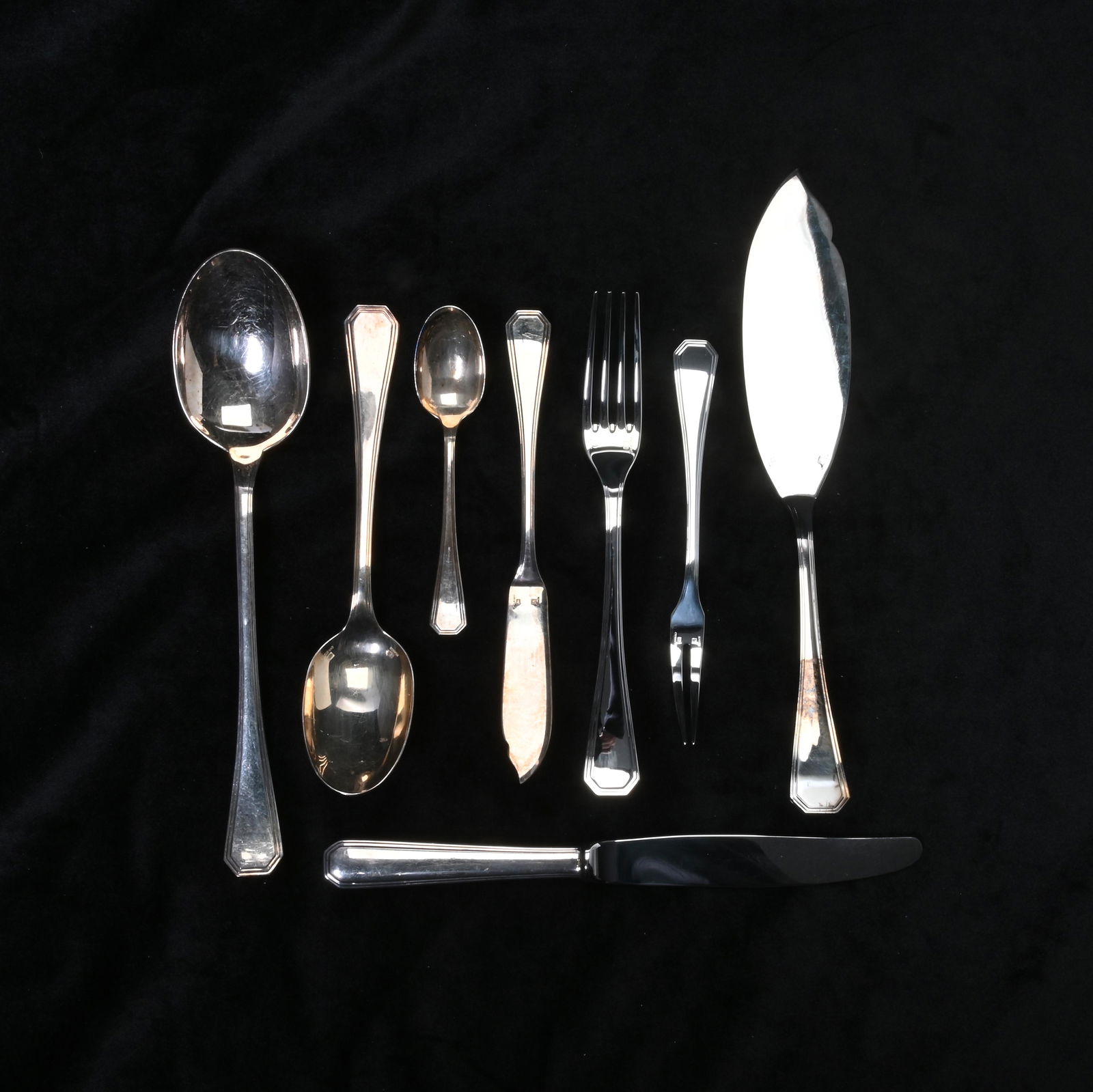 Christofle Silverplated America Pattern Flatware. (1 of 3)
