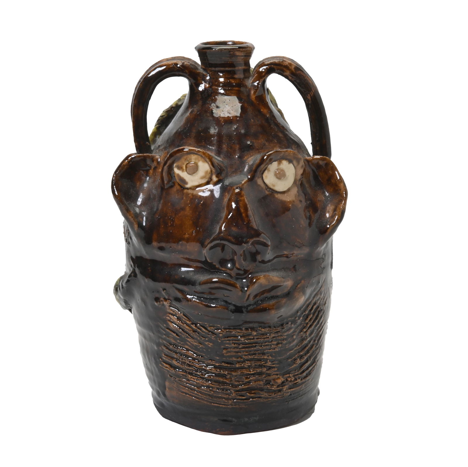 Marie Rogers Stoneware Face Jug (1 of 4)