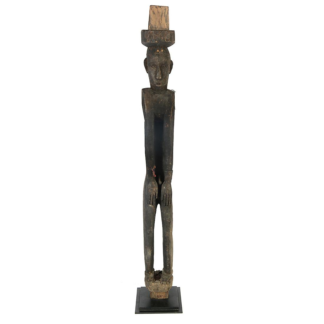 19th Century Ifugao Tribe Large Carved Wood Figural (1 of 5)