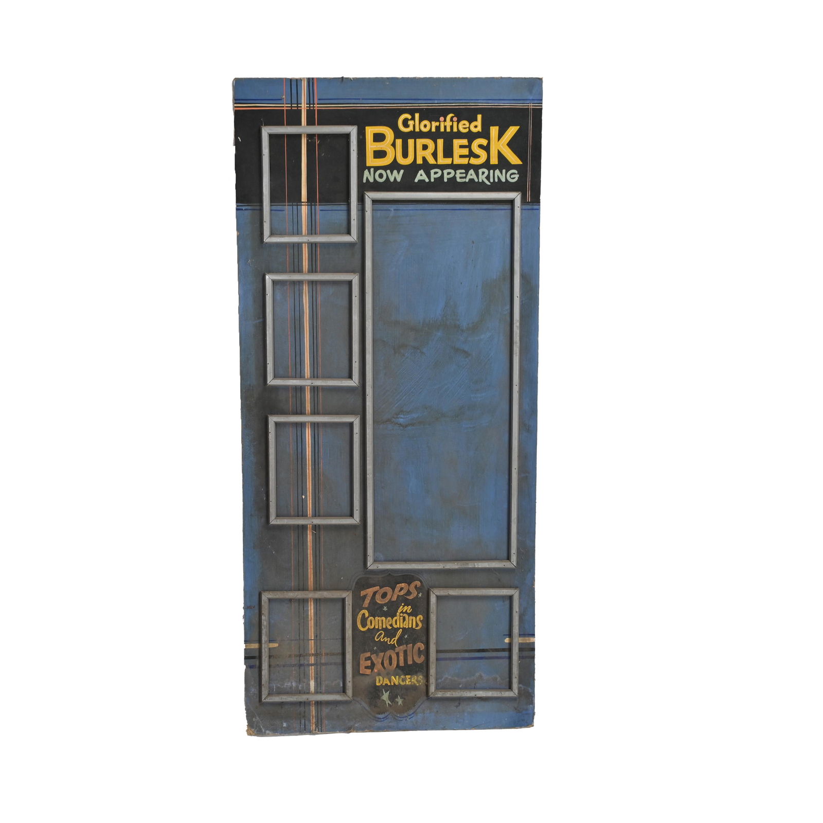 Vintage Painted Lobby Card Frame: Burlesk, Exotic (1 of 4)