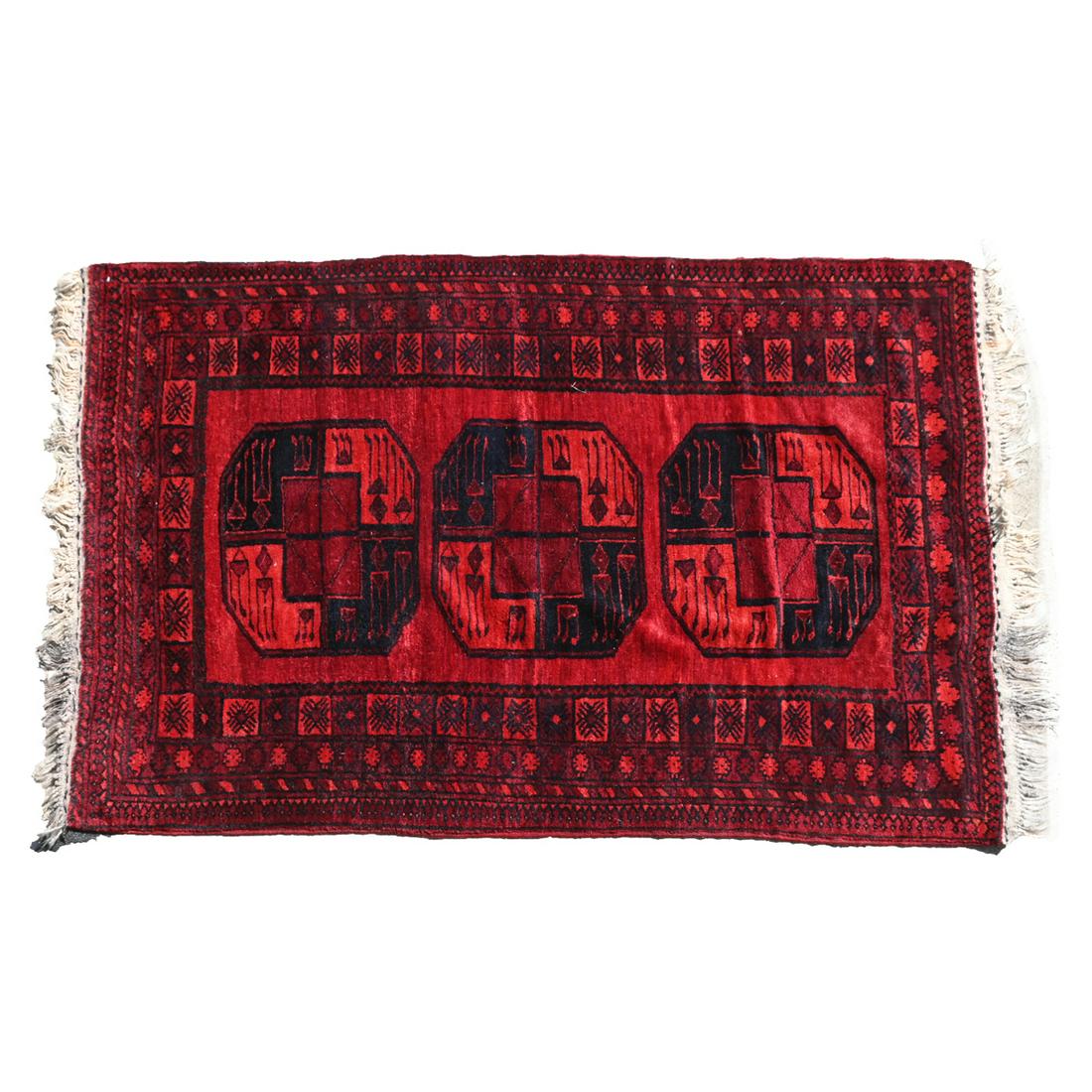 Bokhara Wool Rug. (1 of 3)