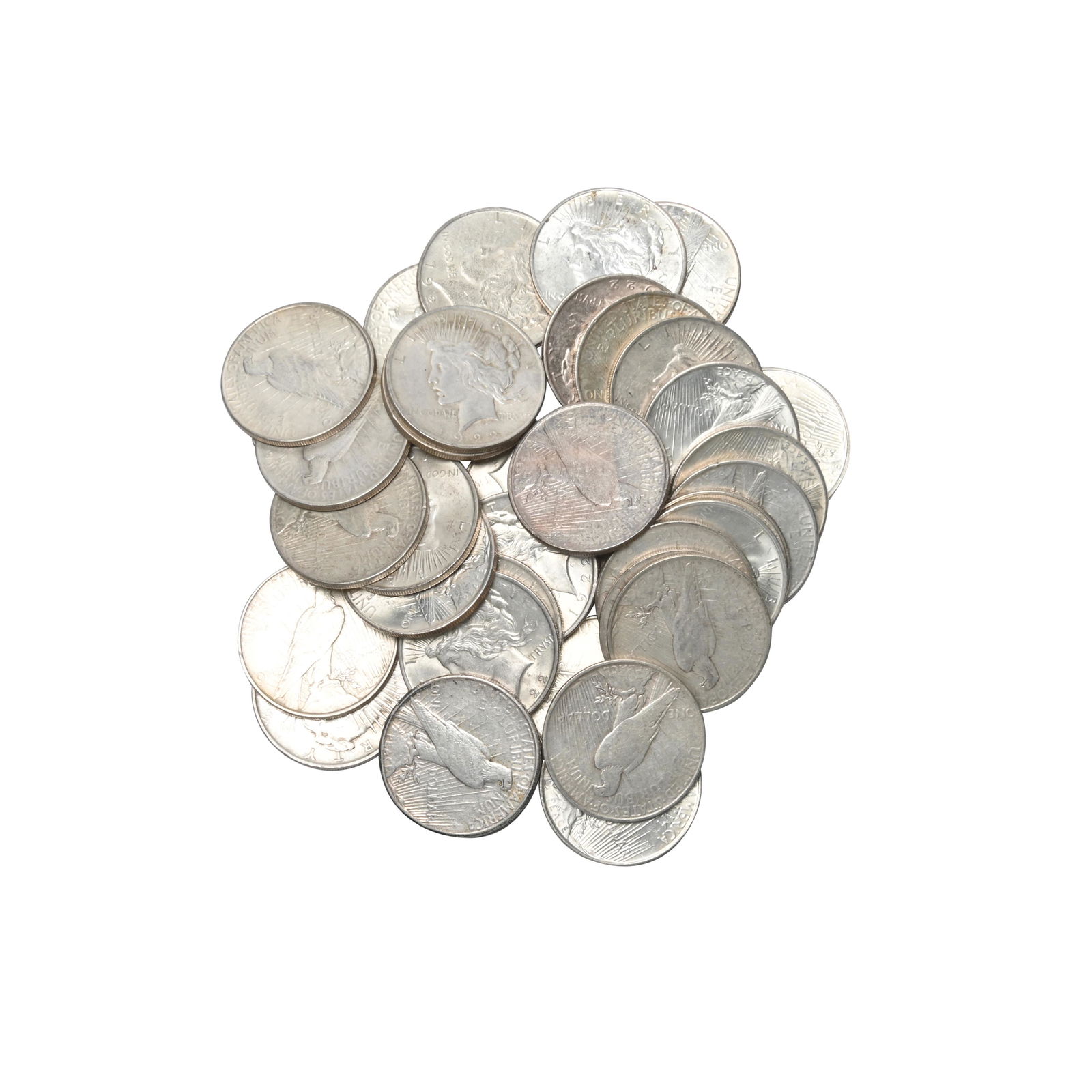 US Lot of Peace Dollars 1922 (40). (1 of 1)
