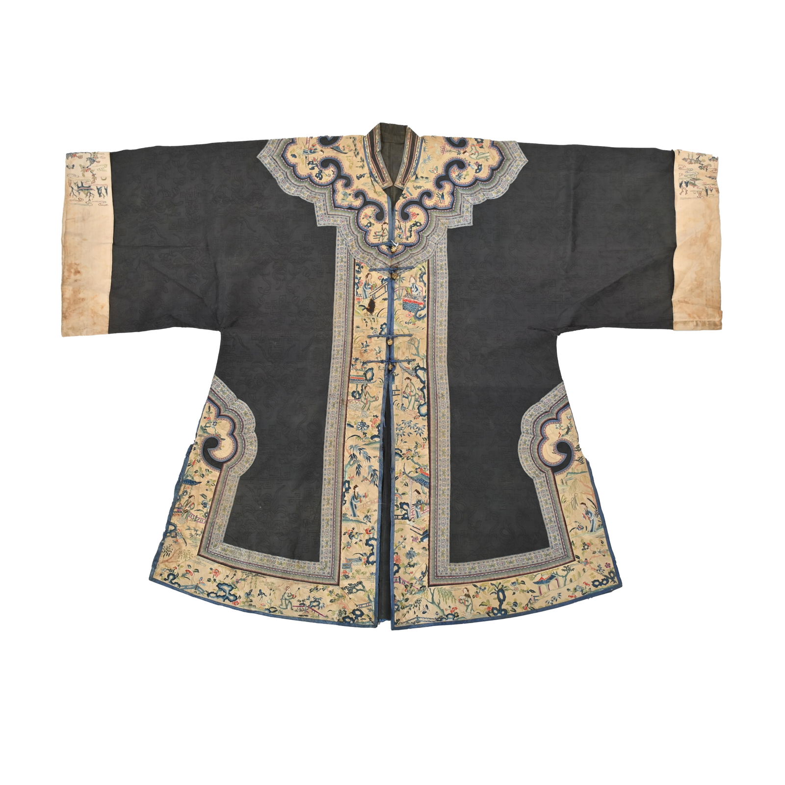 Chinese Black-Ground Lady's Informal Robe. (1 of 4)