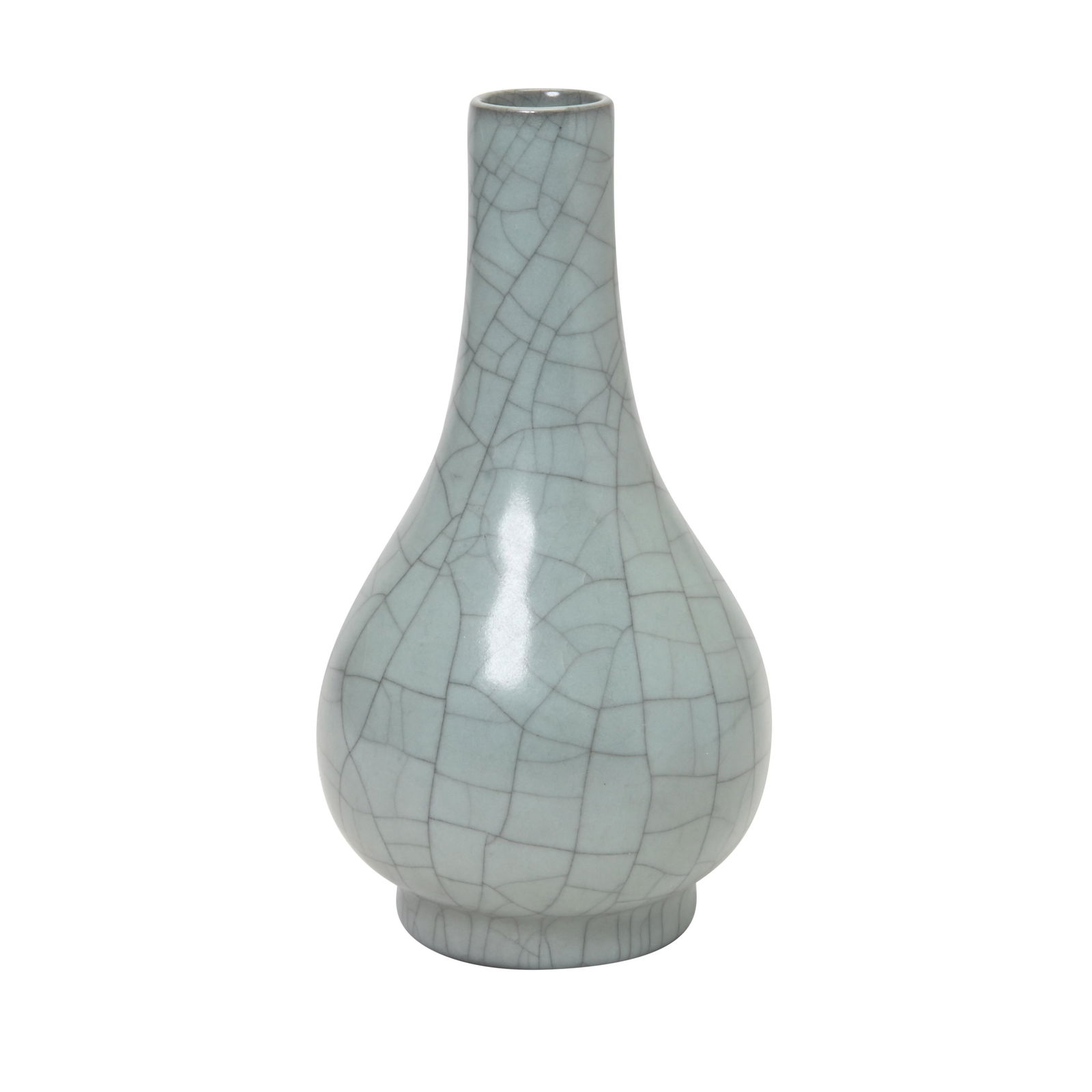 Chinese Guan-Type Pear-Shaped Vase. (1 of 3)