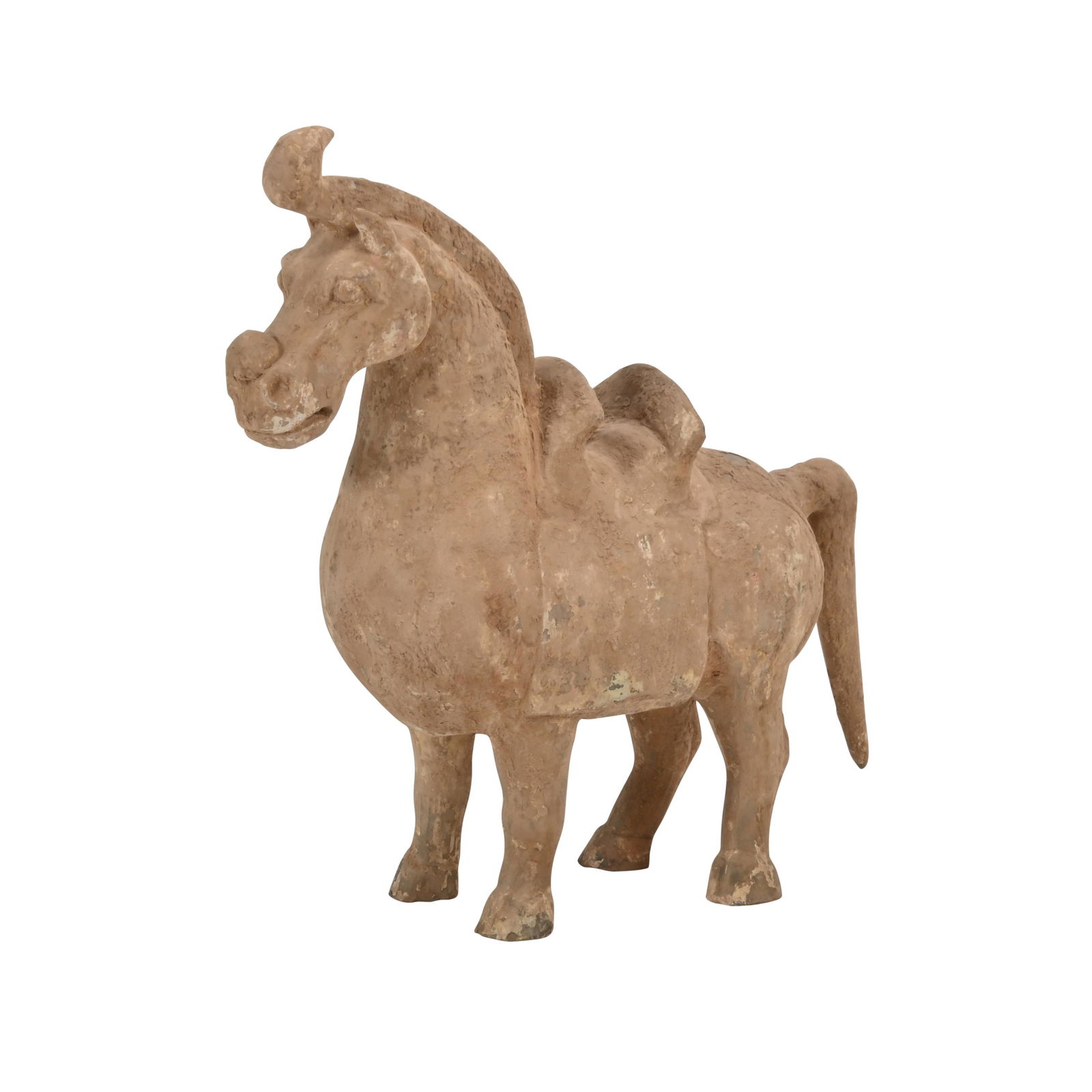 A Tang Style Pottery Figure of a Horse. (1 of 4)