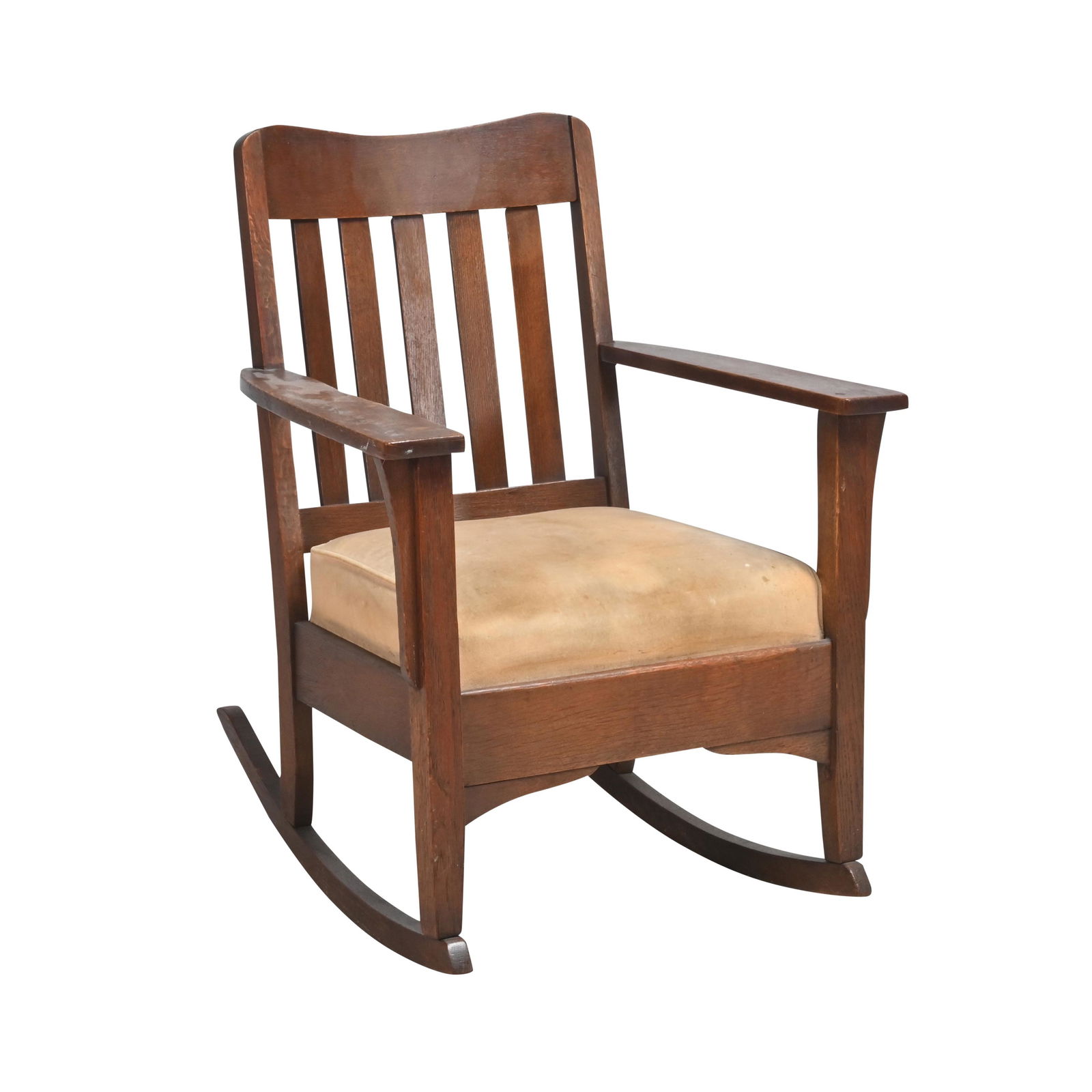 Stickley Style Mission Oak Rocking Chair. May 15, 2021 Michaan's