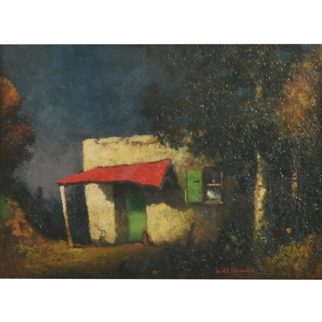 Will Sparks "Later Afternoon, New Mexico" oil on board (1 of 4)