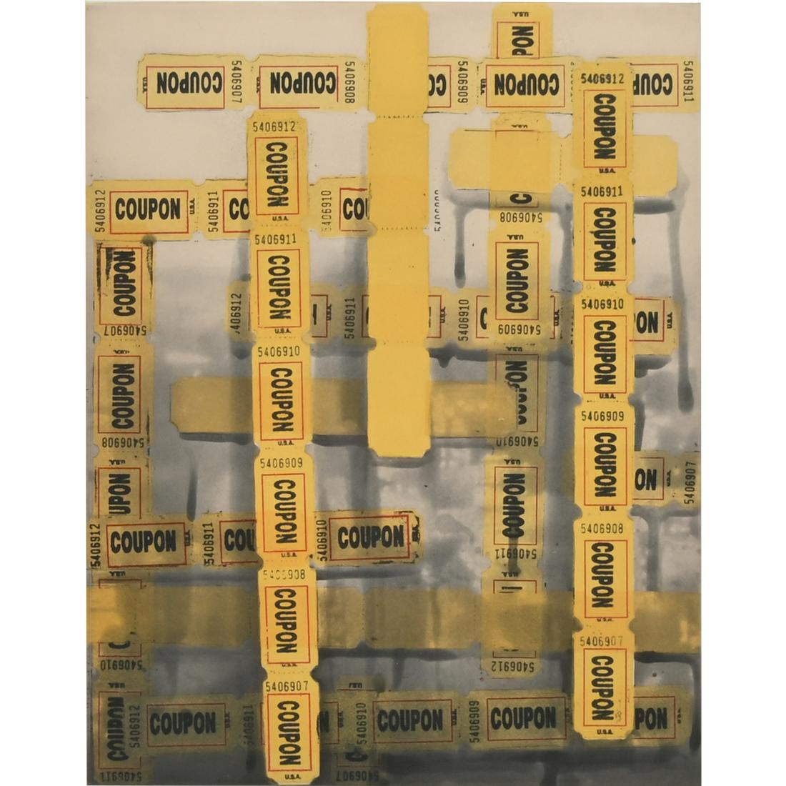 Deborah Oropallo "Coupon" etching with drypoint (1 of 5)