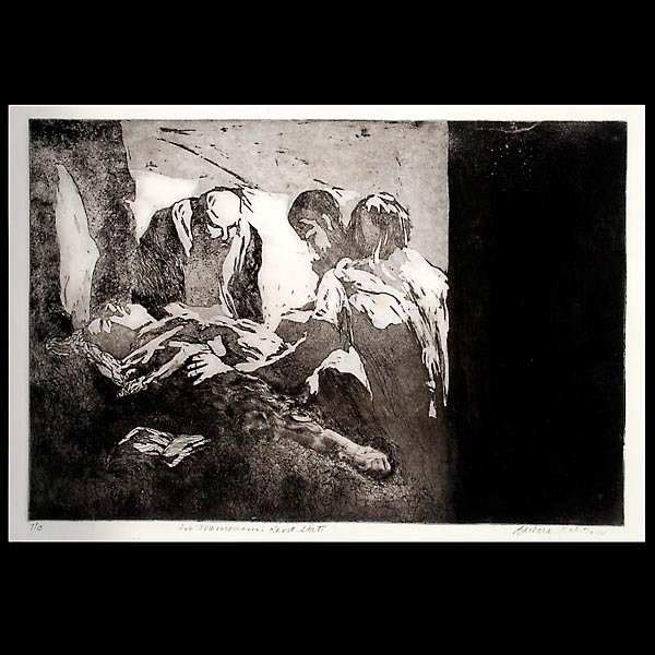Barbara Probstein, In Memorium, Kent State: Barbara Probstein, In Memorium, Kent State, lithograph ed 7/15, pencil signed lower right, 11.5 x 17.5 inches.