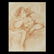 522: Madge Tennent, Hawaiin girl, ink wash