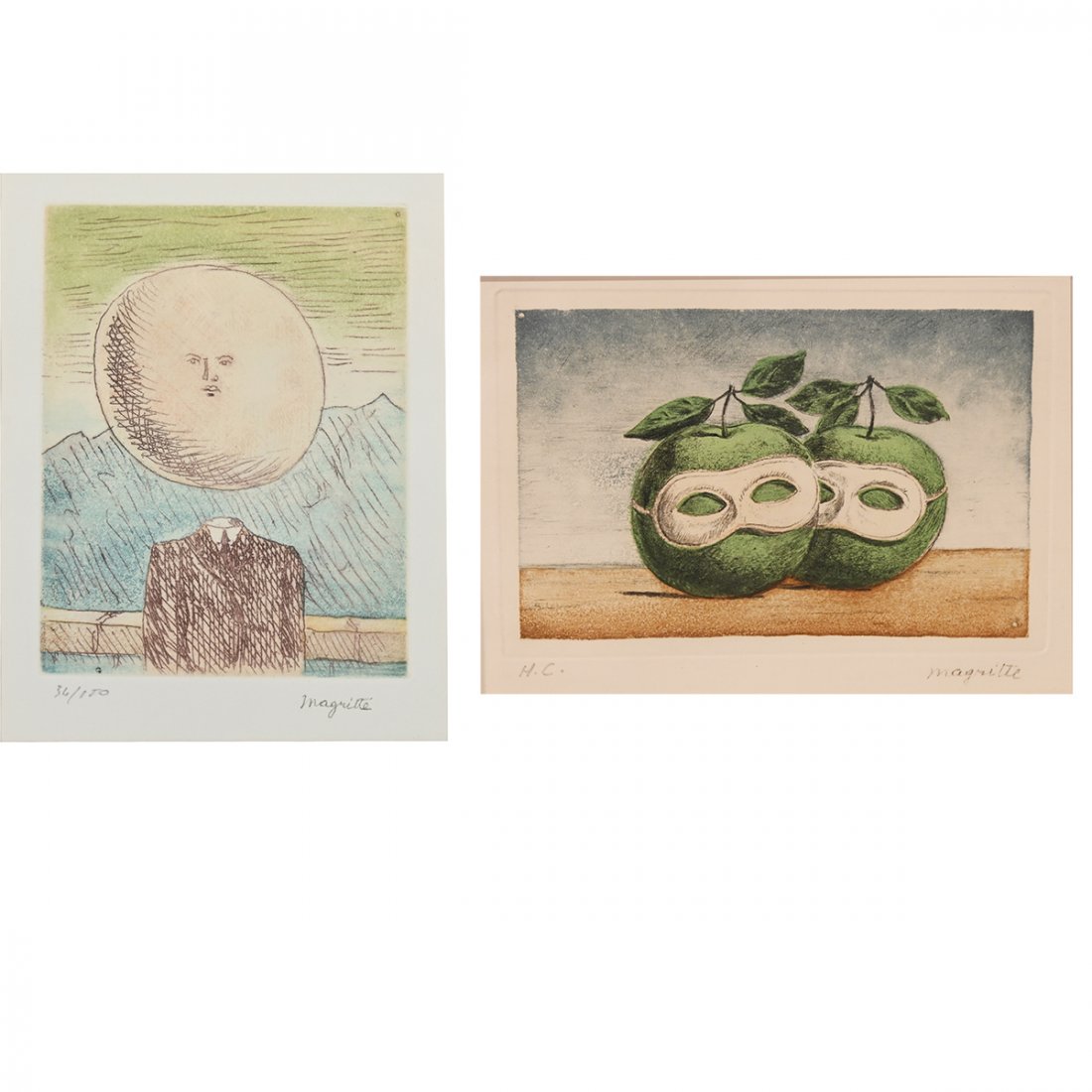 Rene Magritte "L (1 of 5)