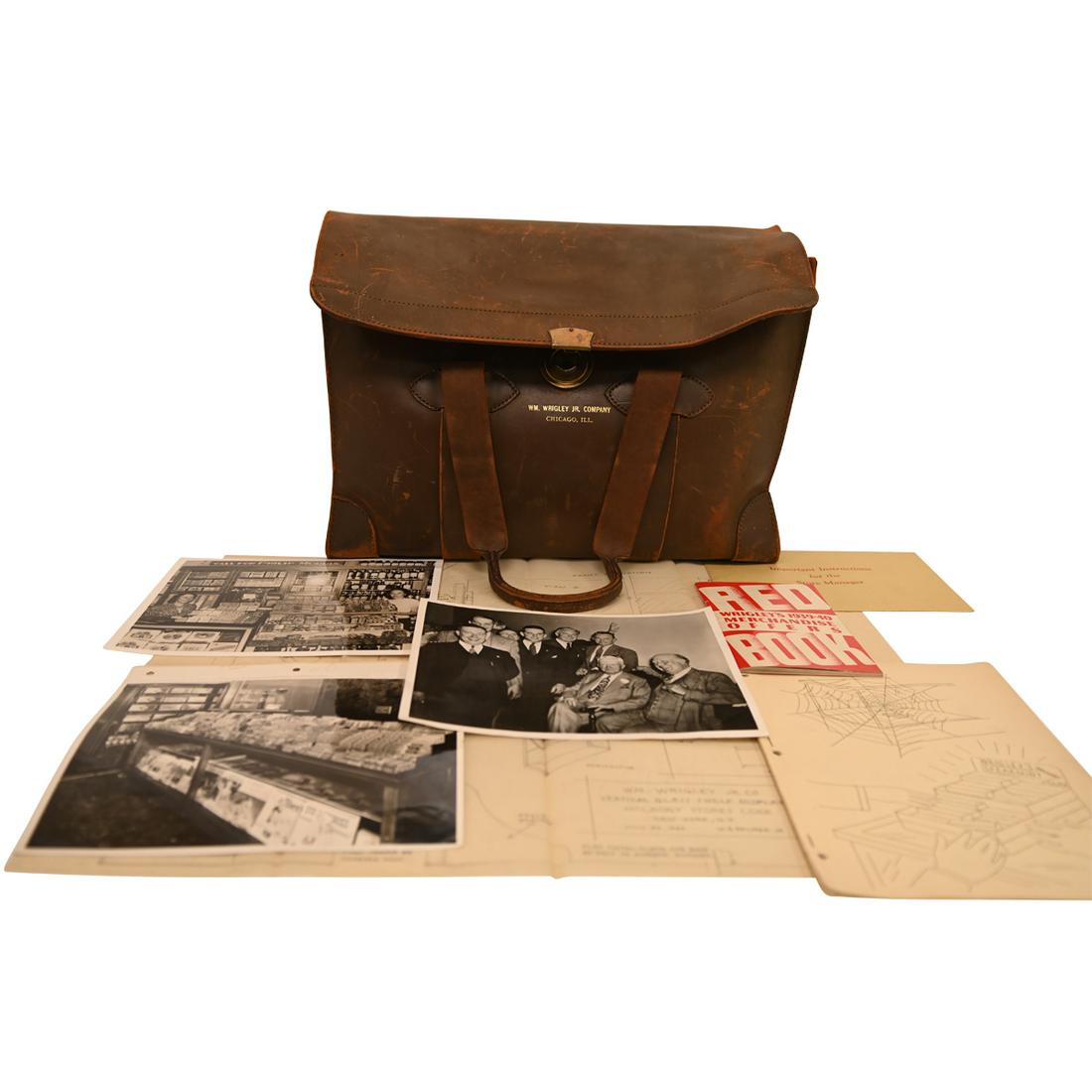 William Wrigley Jr. Company Briefcase with Wrigley Co. (1 of 3)
