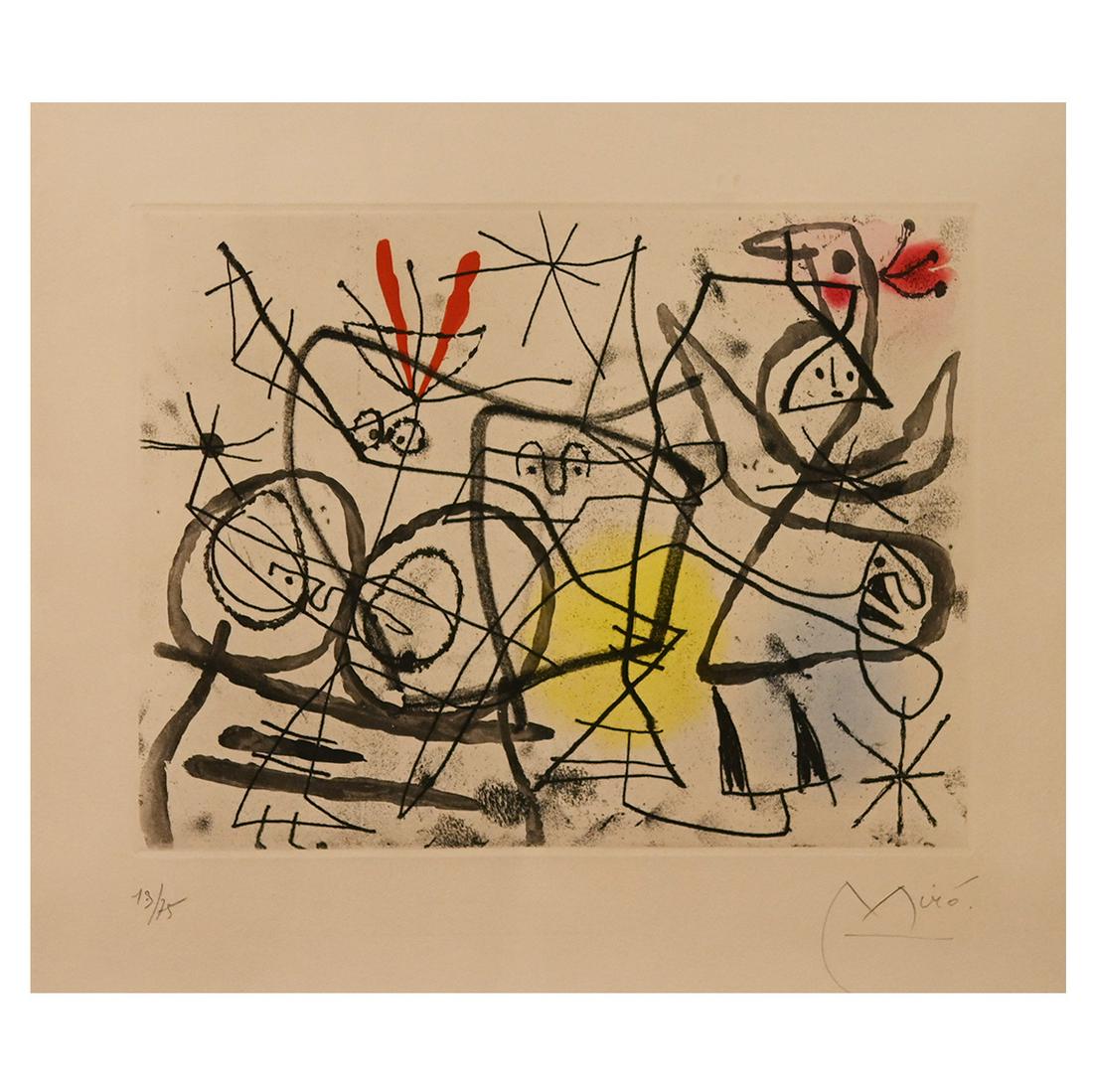Print, Joan Miro, Preparatits D'Oiseaux I (Bird (1 of 2)