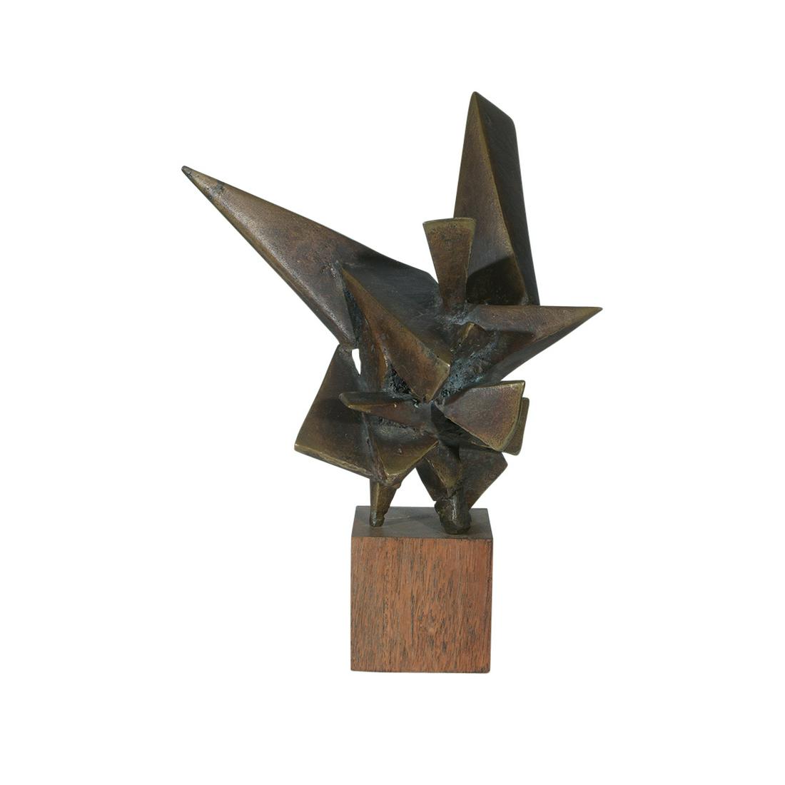 Brutalist School, Star Burst, Bronze Sculpture (1 of 2)