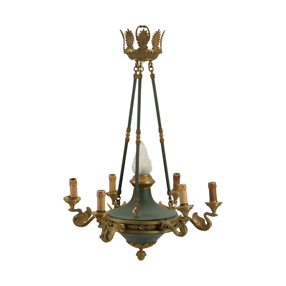 Pair of Empire Style Chandeliers. (1 of 5)