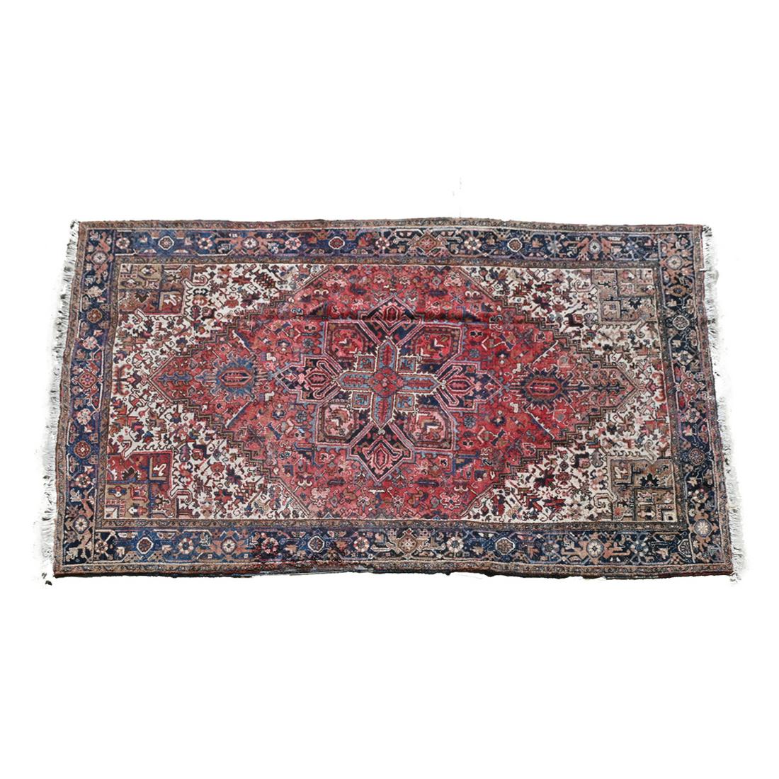 Semi-Antique Heriz Wool Rug. (1 of 3)