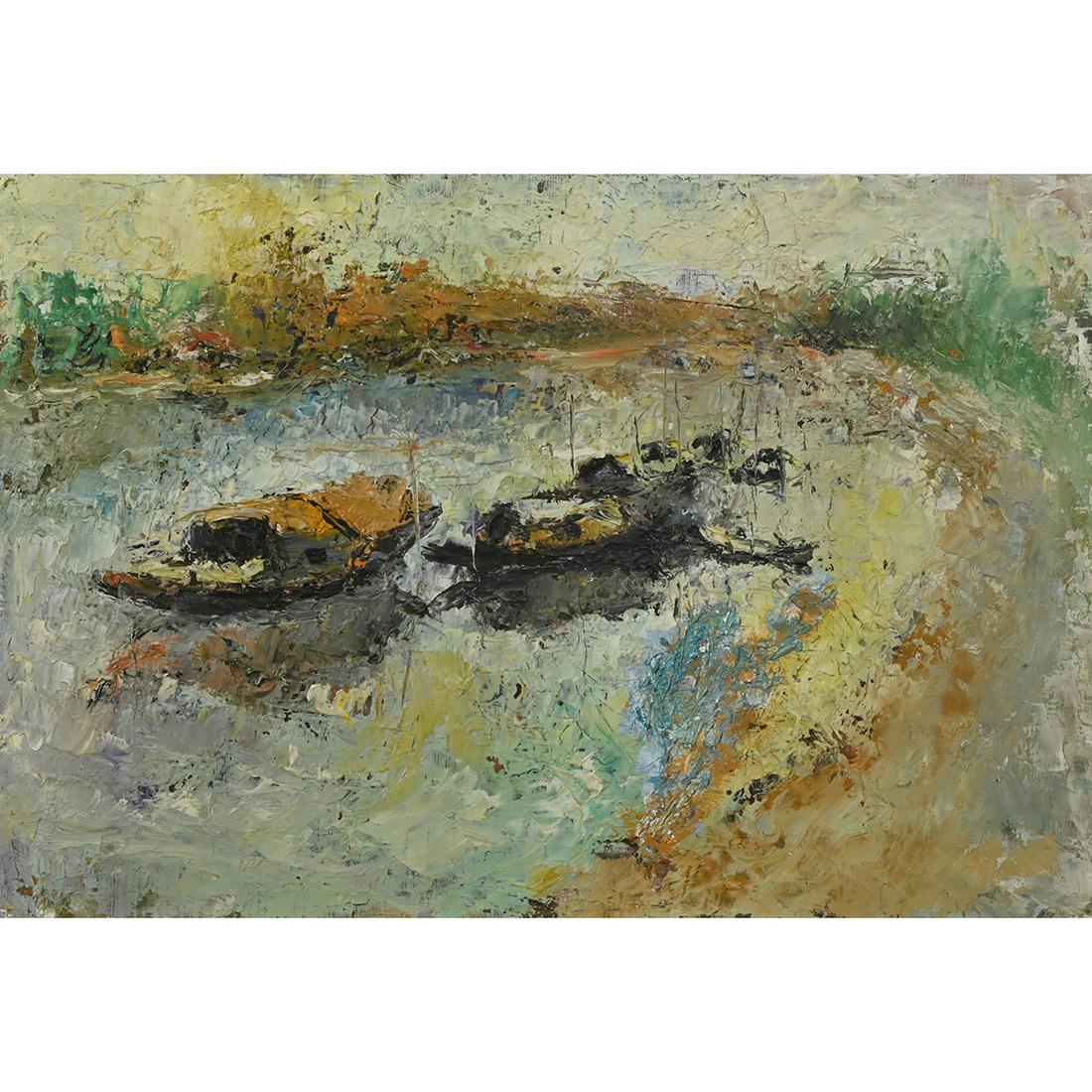 Loung Van Ty, Saigon, 1961, oil on canvas (1 of 3)