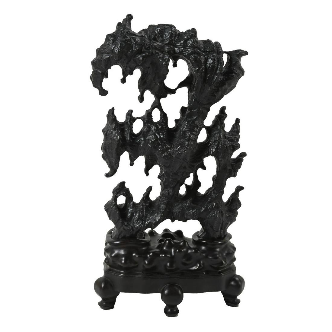 A Large Chinese Lingbi Stone Scholar's Rock on Carved (1 of 4)