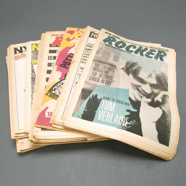 20 Issues New York Rocker magazine 1976-1982: New York Rocker Magazine: 1976-1982 Twenty Issues of New York Rocker magazine including 1976 #1, 10, 12, 13, 18, 19, 22, 25, 26, 28, 29, 31, 32; Rock & Roll 78, April 81, May 81, June 81, Oct 81 and J