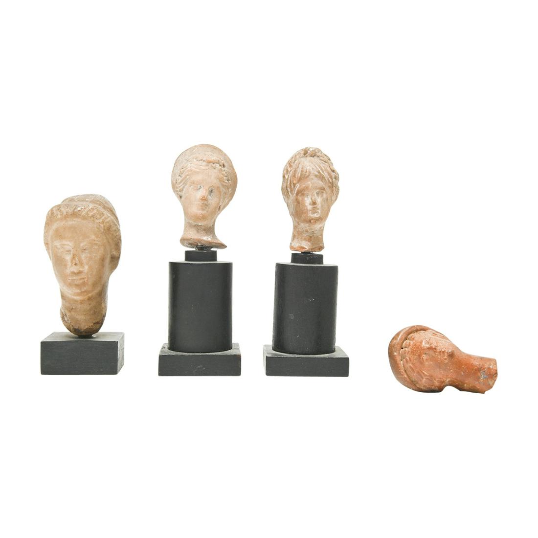 Lot of Small Ancient Roman Heads. (1 of 3)