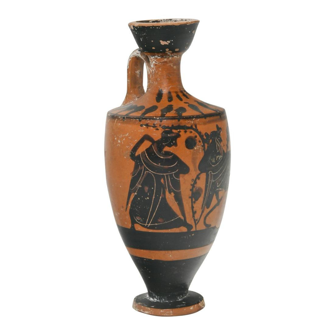 Small Greek Attic Black-Figure Lekythos.6th-5th century (1 of 3)