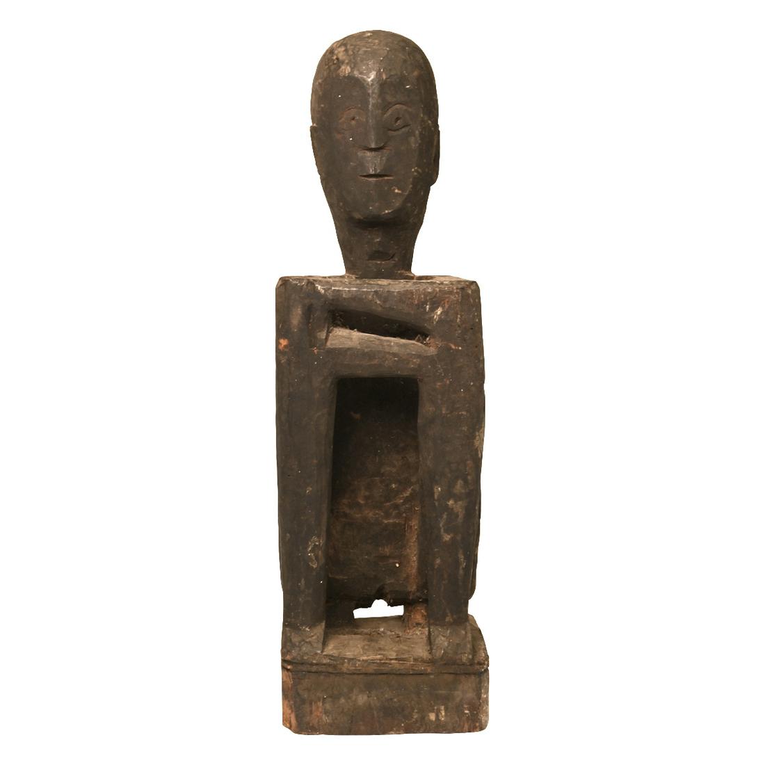 19th Century Ifugao Bulul Seated Statue. (1 of 2)