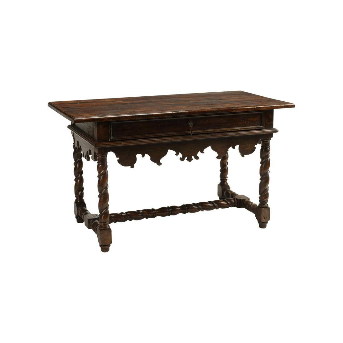 Spanish Renaissance Style Oak Table. (1 of 3)