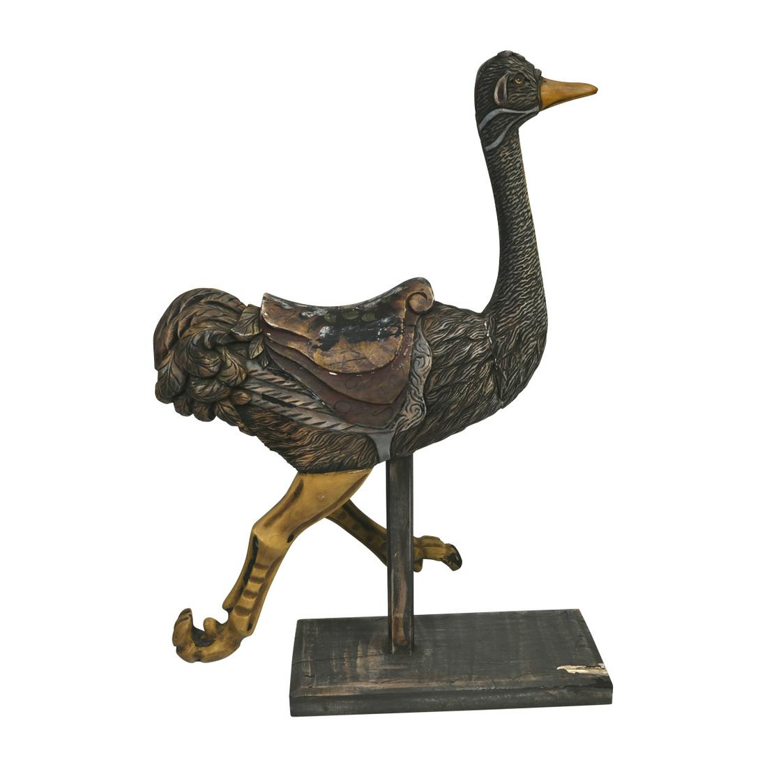 Ostrich Carousel Animal. (1 of 4)